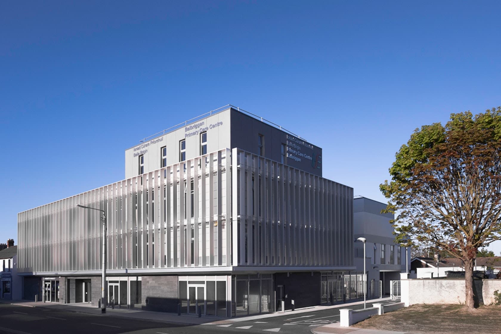 Balbriggan’s Primary Care Centre (2014), housing GP and dental suites, a pharmacy and a café.
